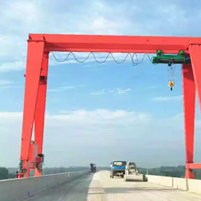 Single cantilever MH Box-type Single girder gantry crane