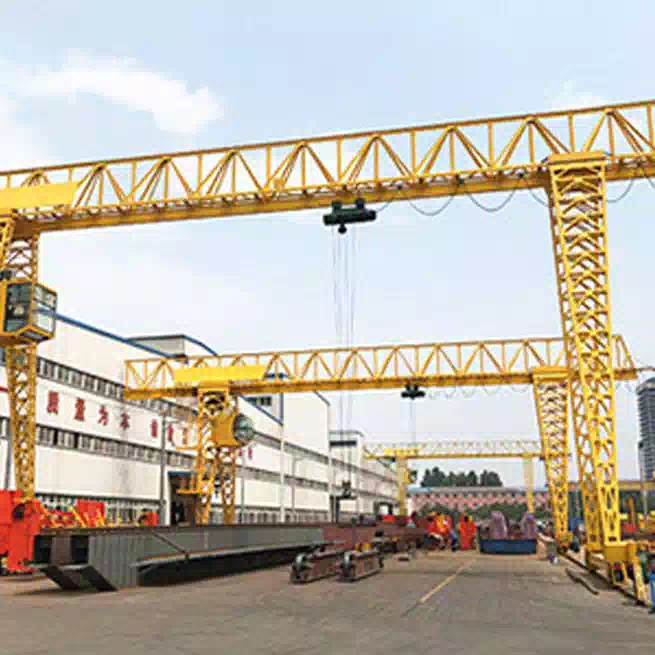 Double cantilever MH Truss-type Single girder gantry crane