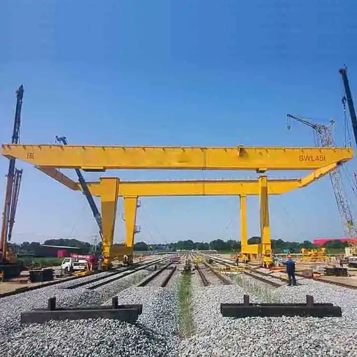 Double beam european type electric gantry crane