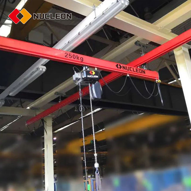 Flexible suspension single-girder bridge crane
