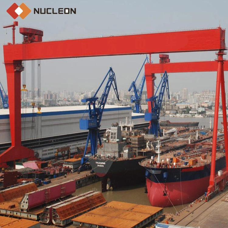 Shipbuilding gantry crane