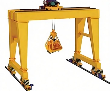 Double-girder bucket gantry crane