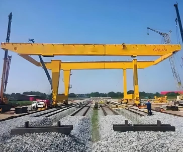 Double beam european type electric gantry crane