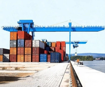 Port container gantry crane