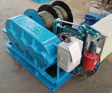 Electric wire rope winch
