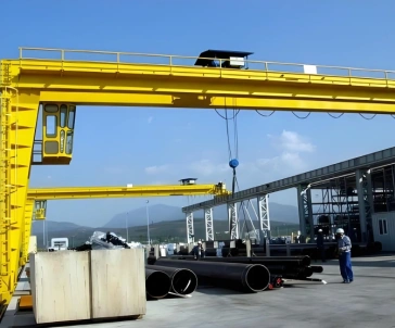 BMHN Model Electric Hoist Semi-gantry Crane